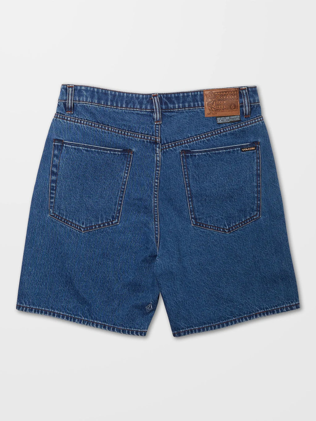 Volcom Billow Denim Short - Oliver Mid Blue