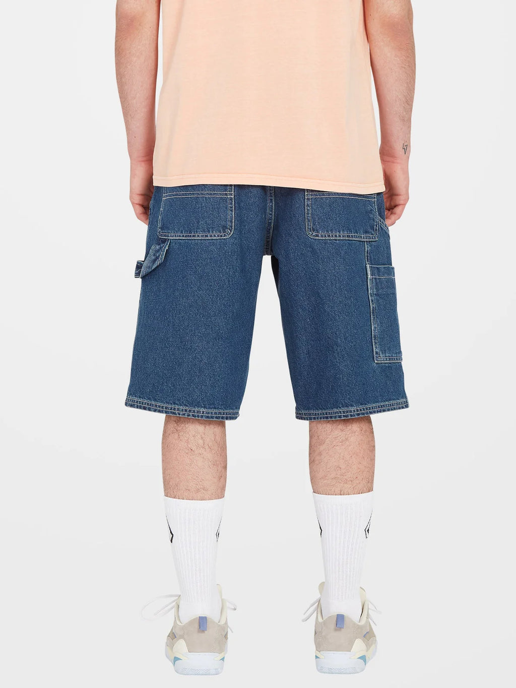 Pantalón Corto Volcom Labored Denim Utility -  Indigo Ridge Wash