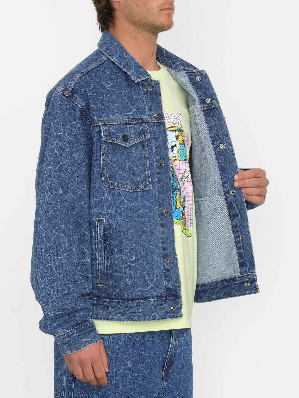 Veste en jean Volcom Tetsunomi - Lazer | Boutique Volcom | Collection_Zalando | Nouveaux produits | Produits les plus récents | Produits les plus vendus | vestes | surfdevils.com