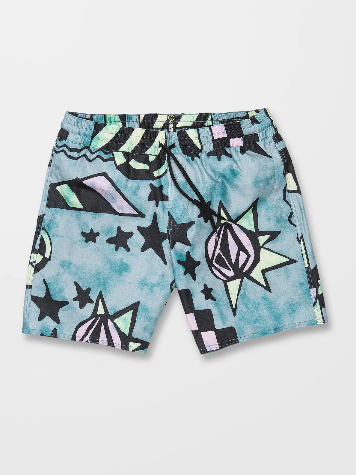 Volcom Chlorine KIller Stoney Trunk 17" Swimsuit - Temple Teal