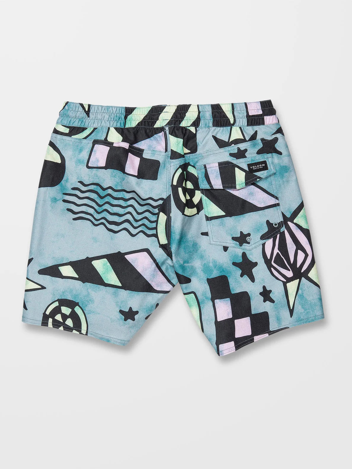 Volcom Chlorine KIller Stoney Trunk 17" Swimsuit - Temple Teal