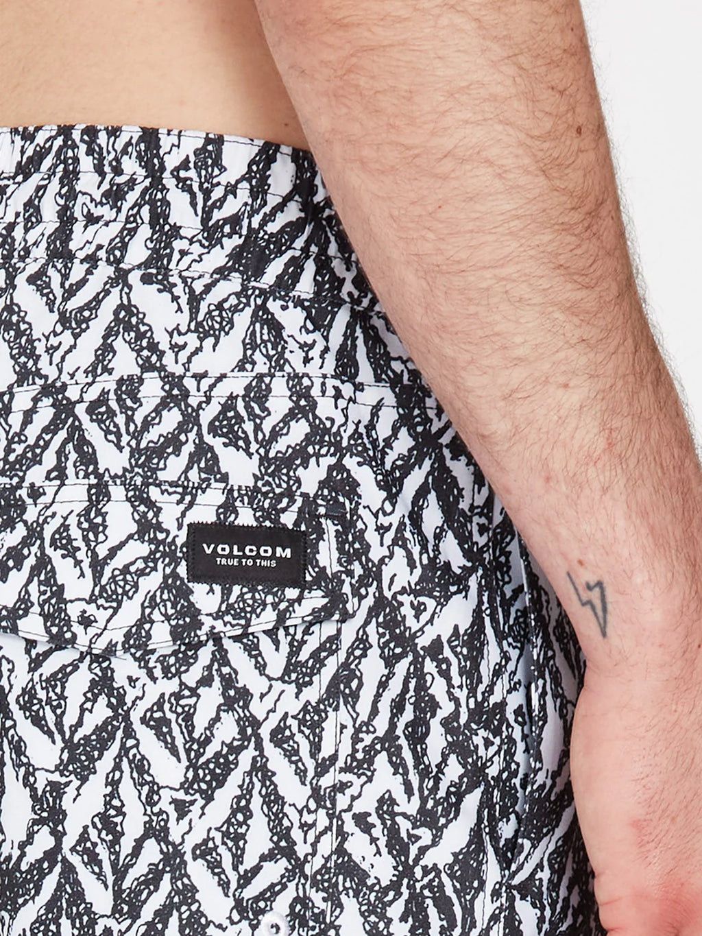 Volcom Justin Hager 17" Badeanzug - Weiß