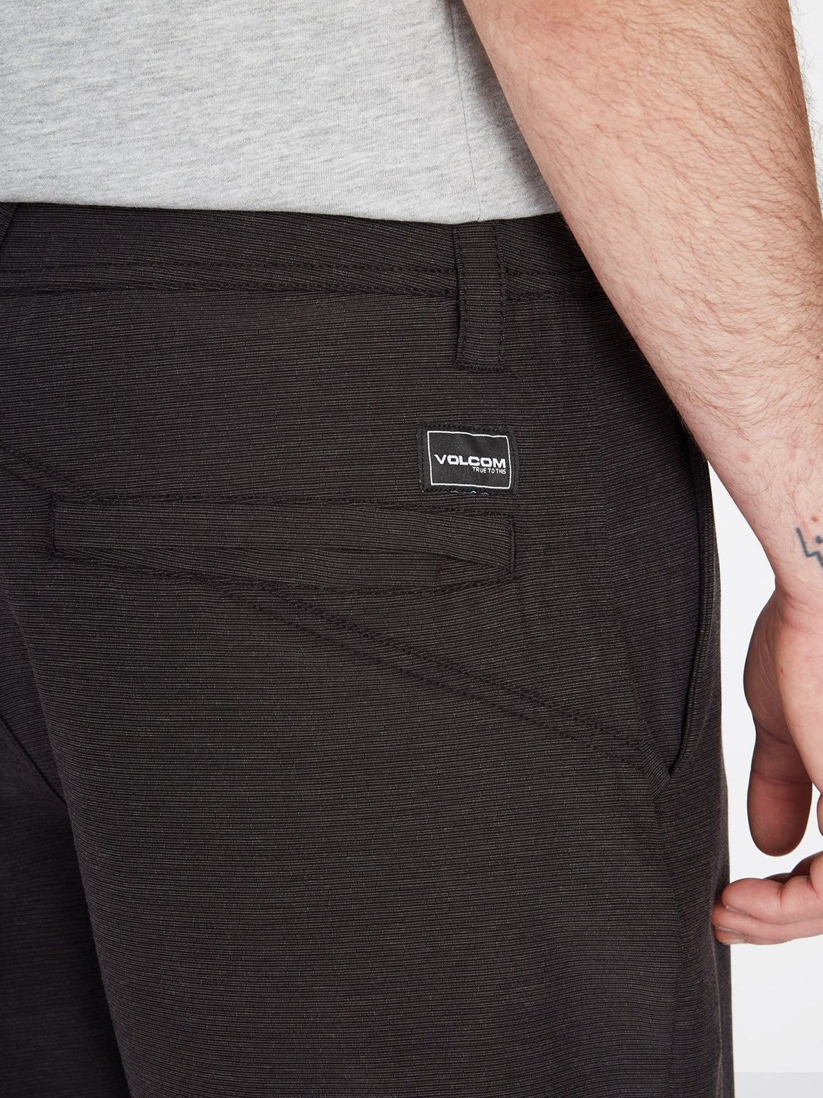 Pantalón Corto Volcom Slub Frickin Cross Shred 20" - Black