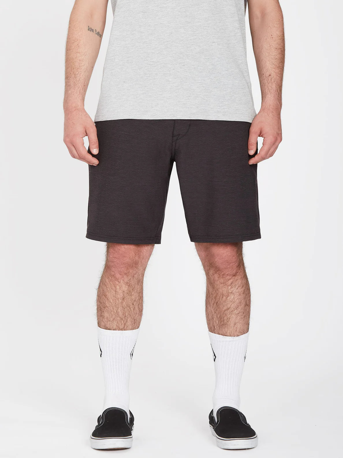 Volcom Slub Frickin Cross Shred 20" Shorts - Black