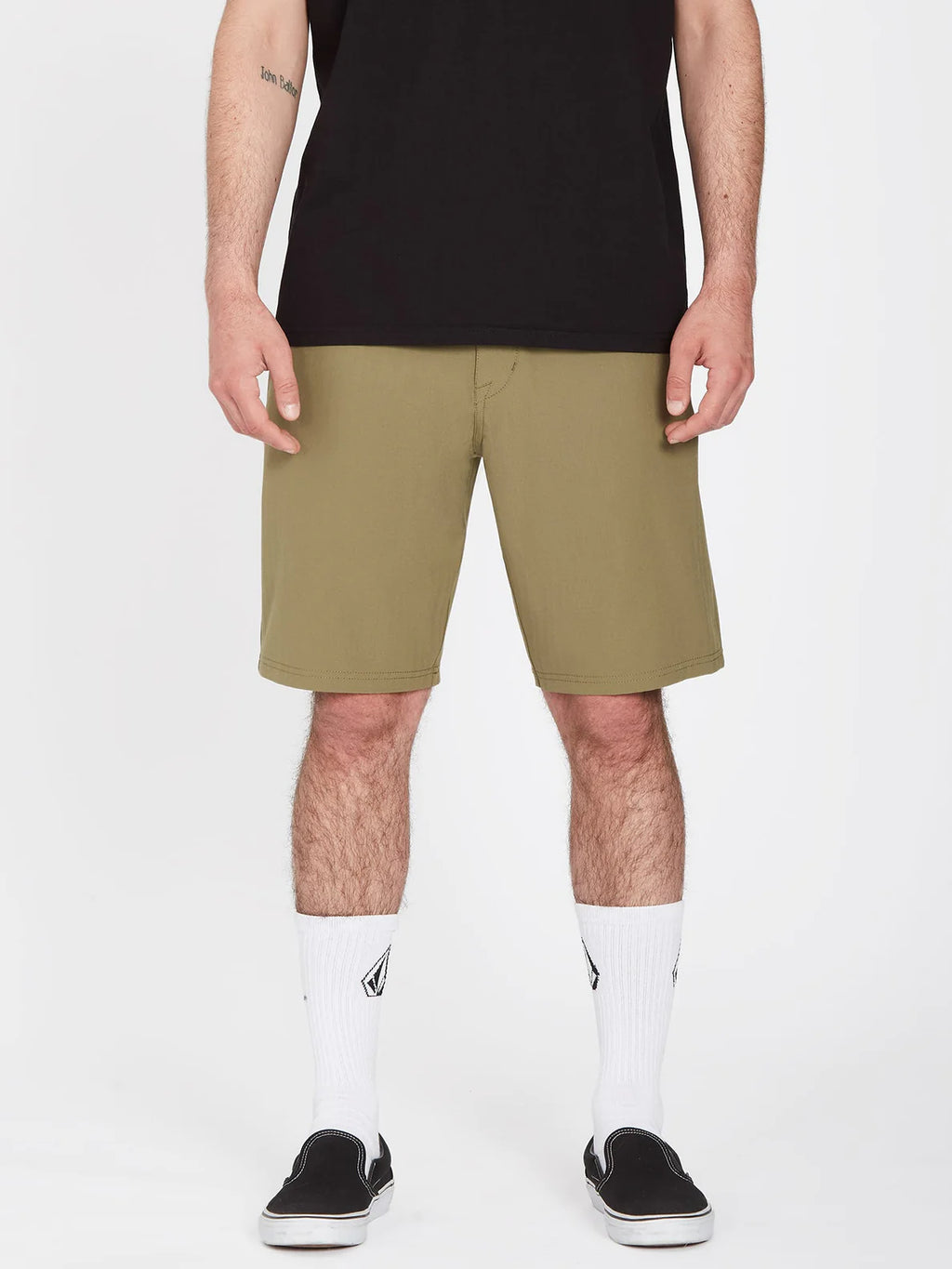 Pantalón Corto Volcom Slub Frickin Cross Shred 20" - Old Mill