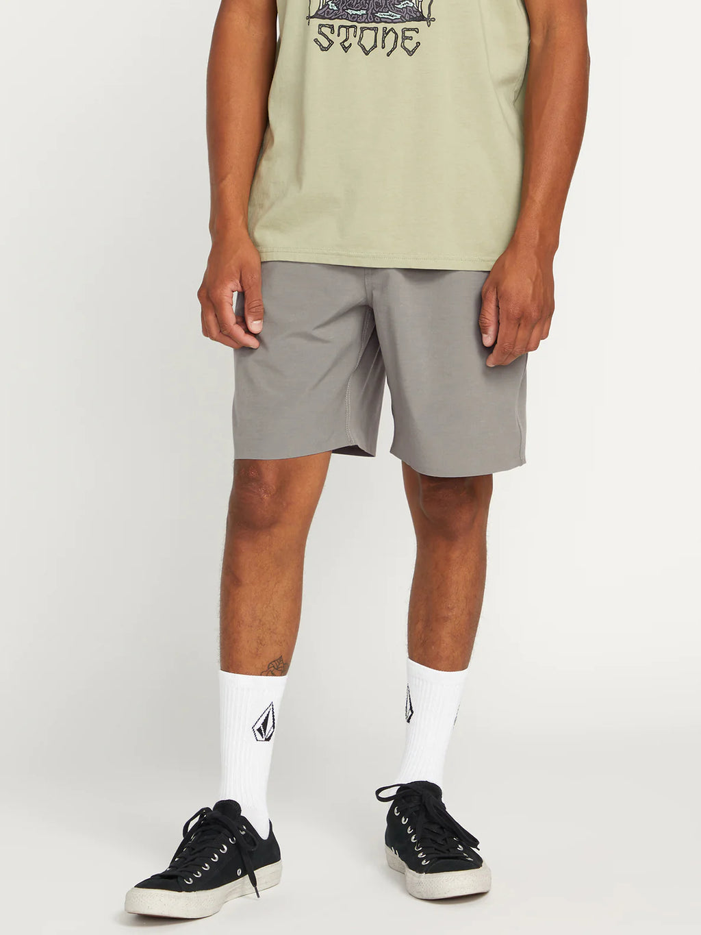 Volcom Wrecpack Hybrid 19" Shorts - Moonbean