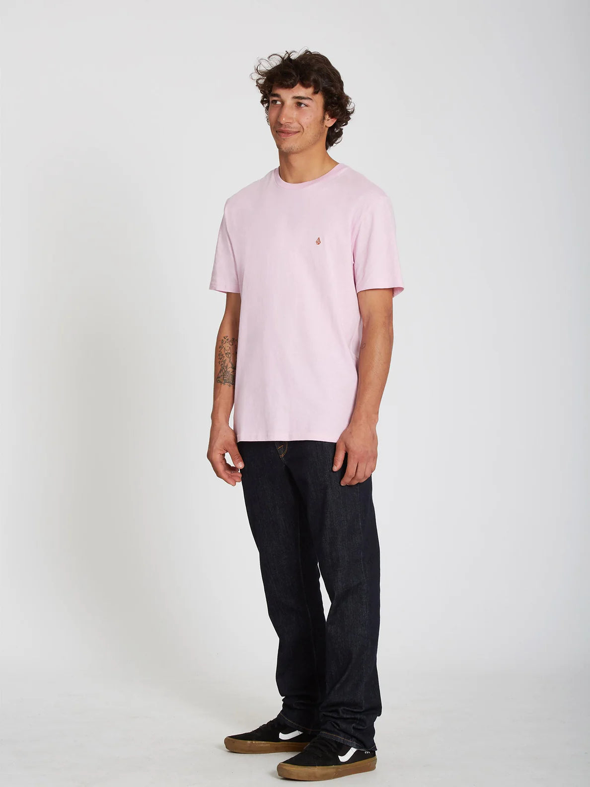 T-shirt rosa paradiso di Volcom Stone Blanks