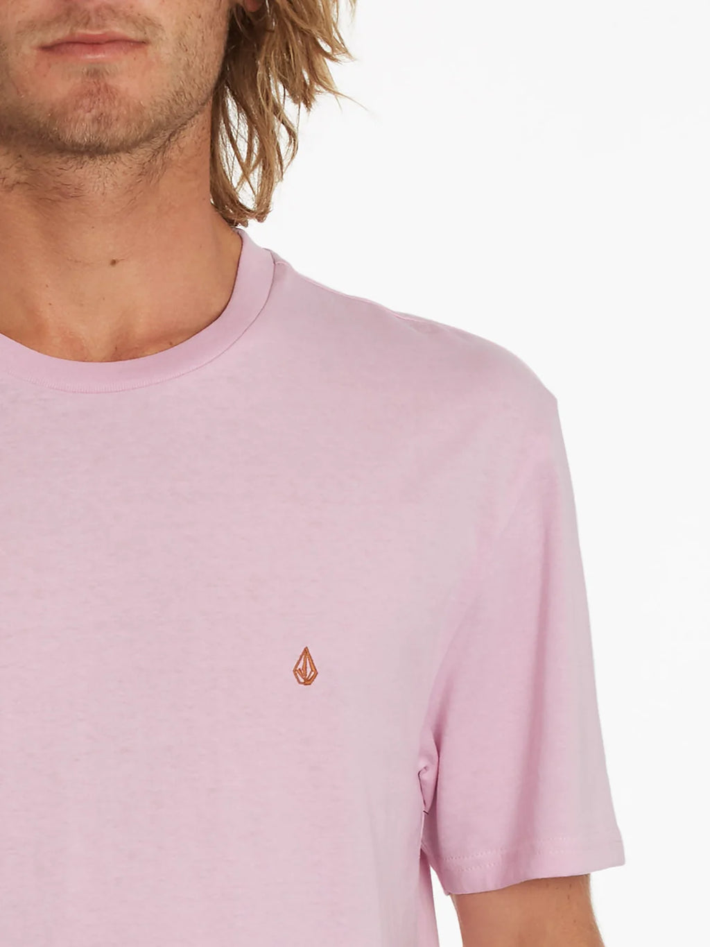 T-shirt rosa paradiso di Volcom Stone Blanks