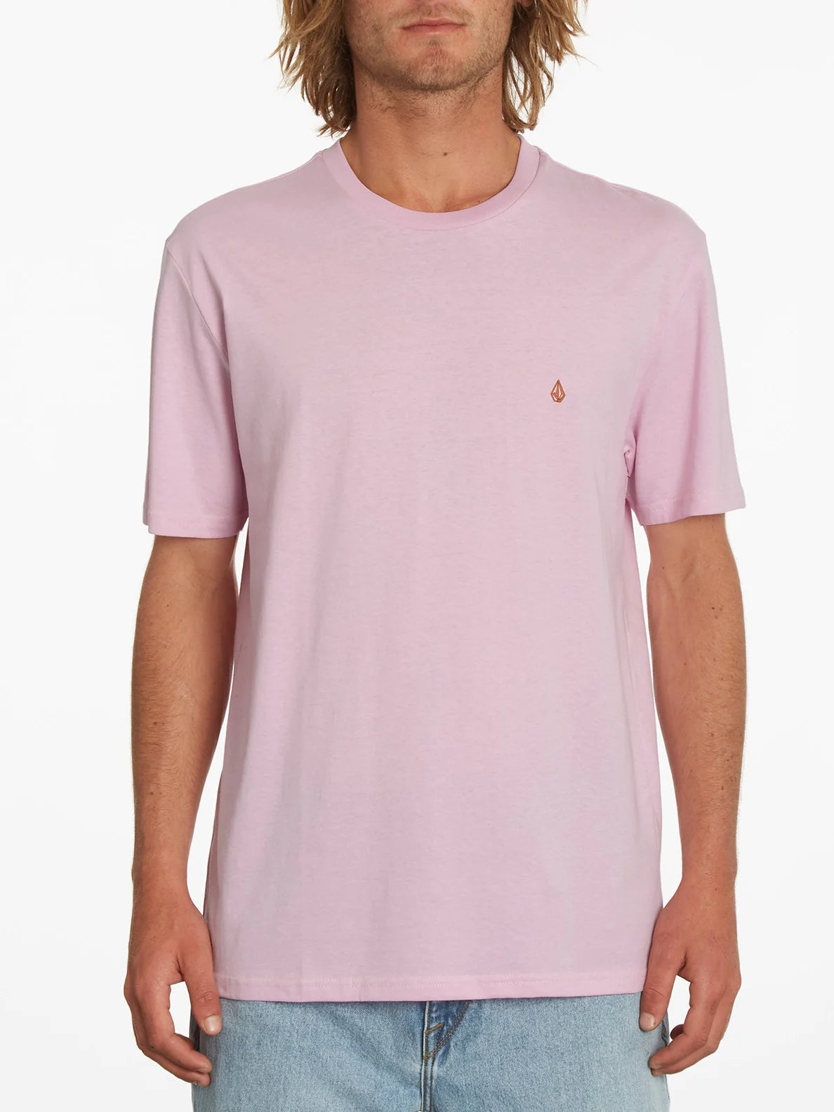 T-shirt à manche courte rose Volcom Stone Blanks