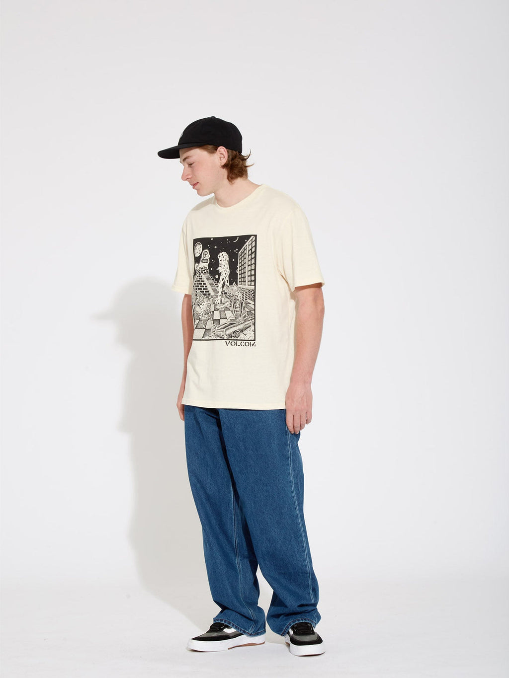 T-shirt grigia Volcom Stone Enchantment Whitecap
