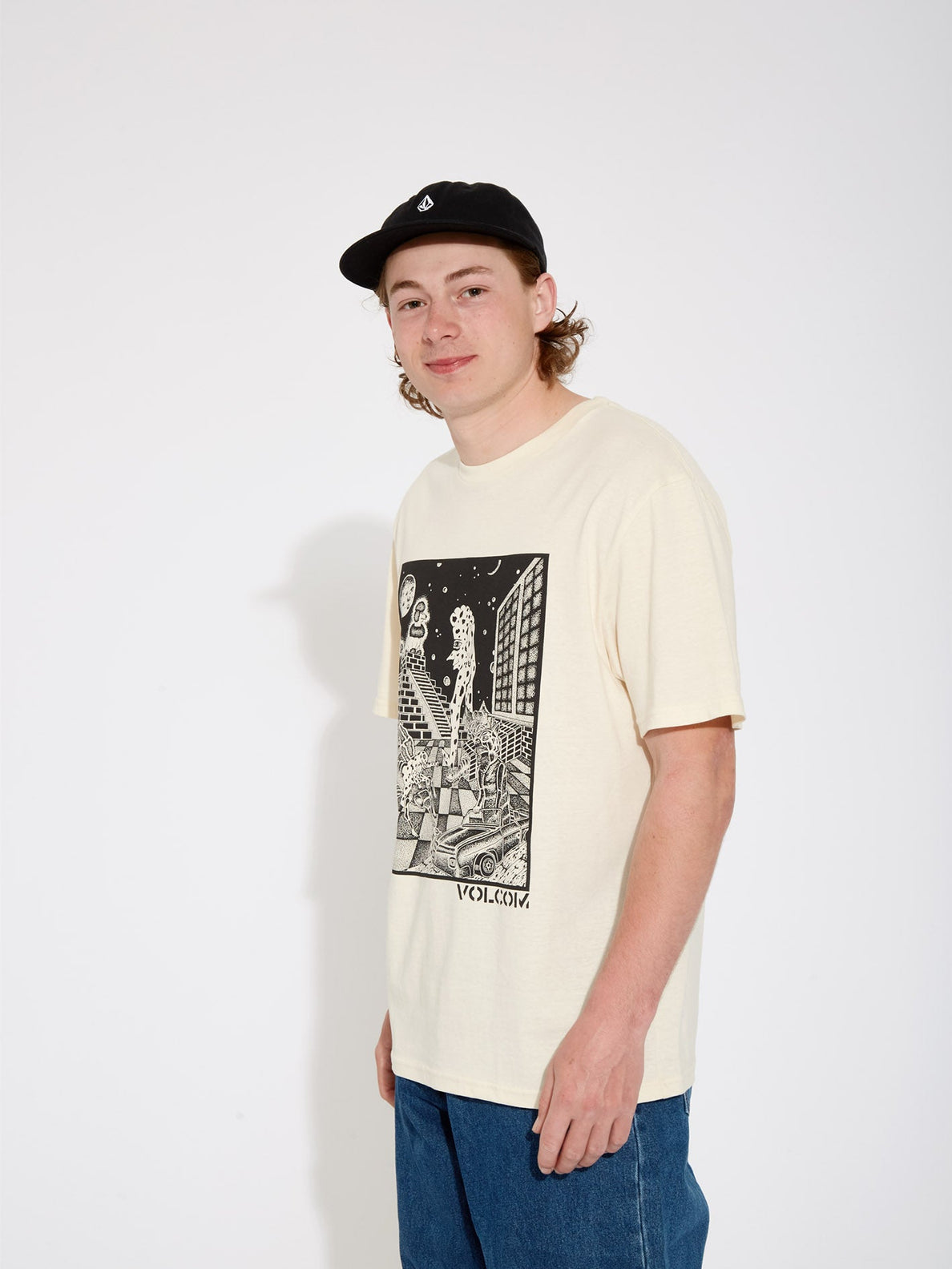 T-shirt grigia Volcom Stone Enchantment Whitecap