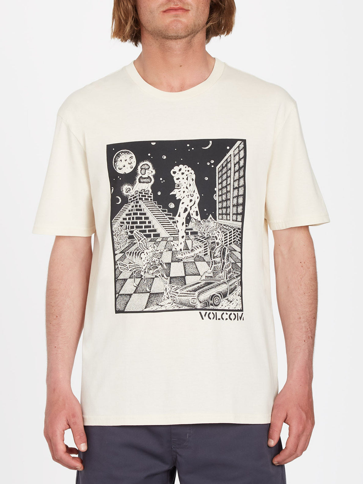 T-shirt grigia Volcom Stone Enchantment Whitecap