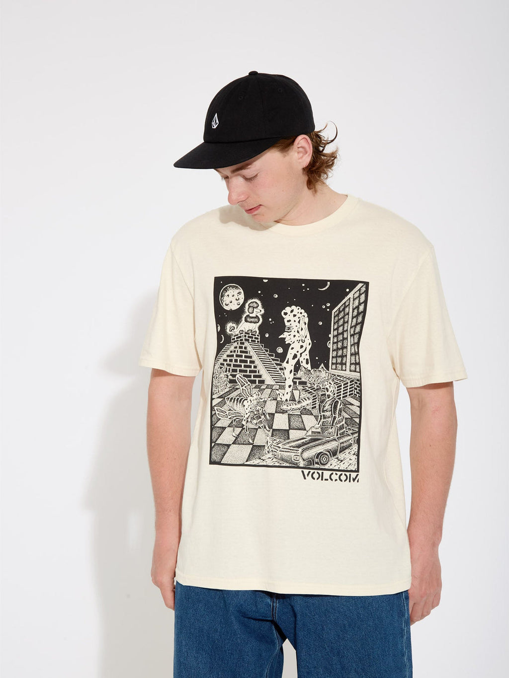 T-shirt grigia Volcom Stone Enchantment Whitecap