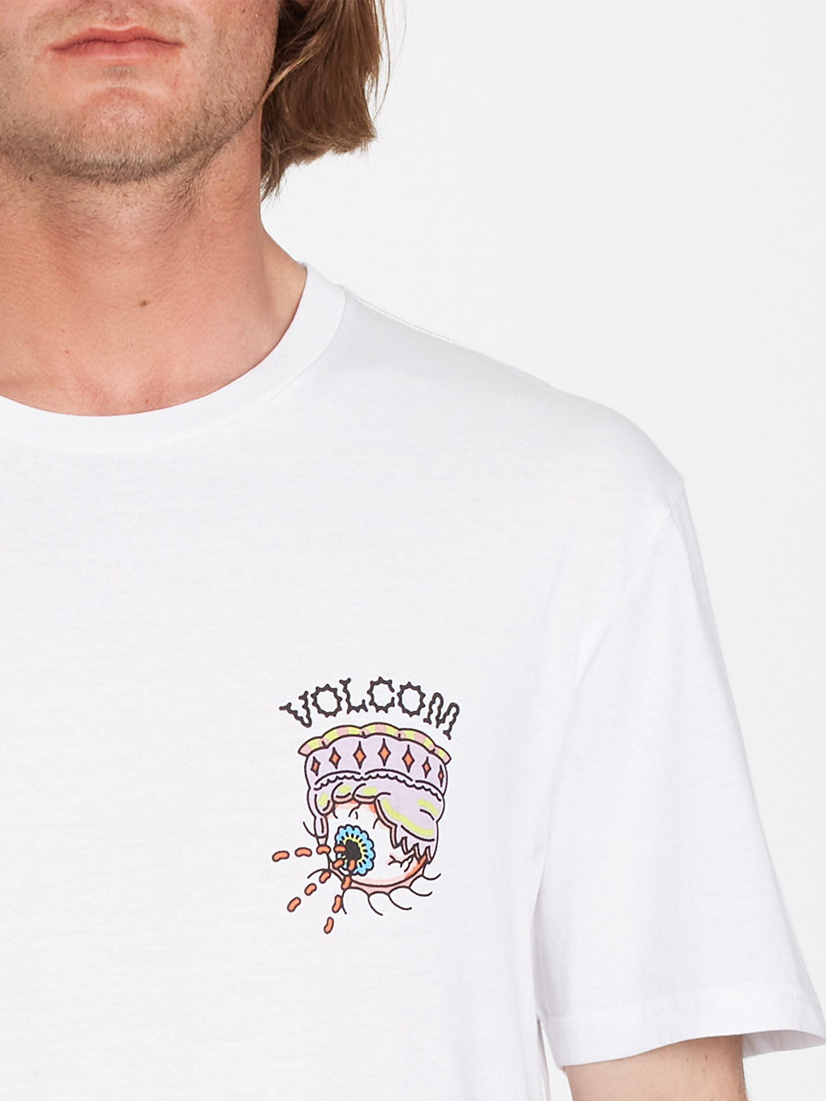 Volcom Connected Minds Weißes T-Shirt