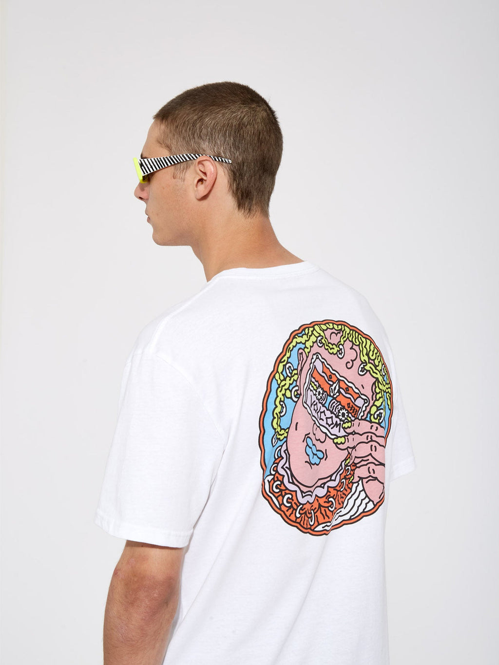 Maglietta Volcom Connected Minds bianca