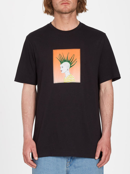 Volcom Justin Hager Hagerhawk Schwarzes T-Shirt