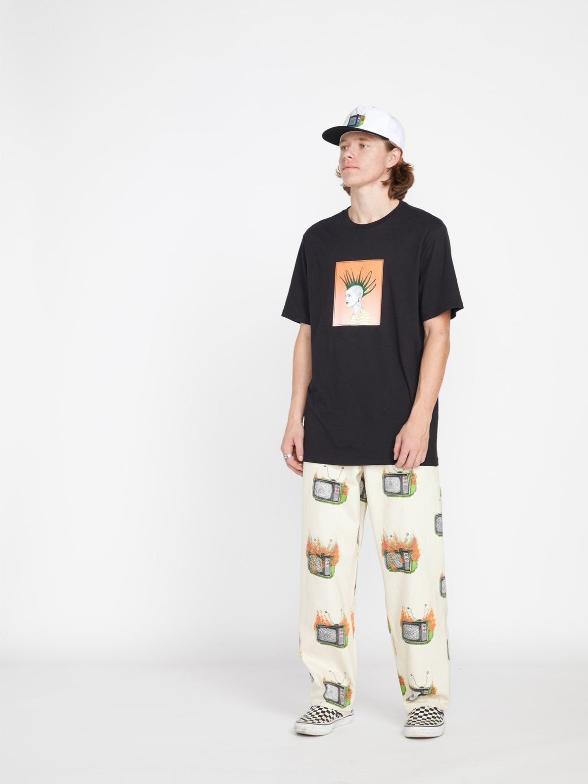 Volcom Justin Hager Hagerhawk Black T-shirt