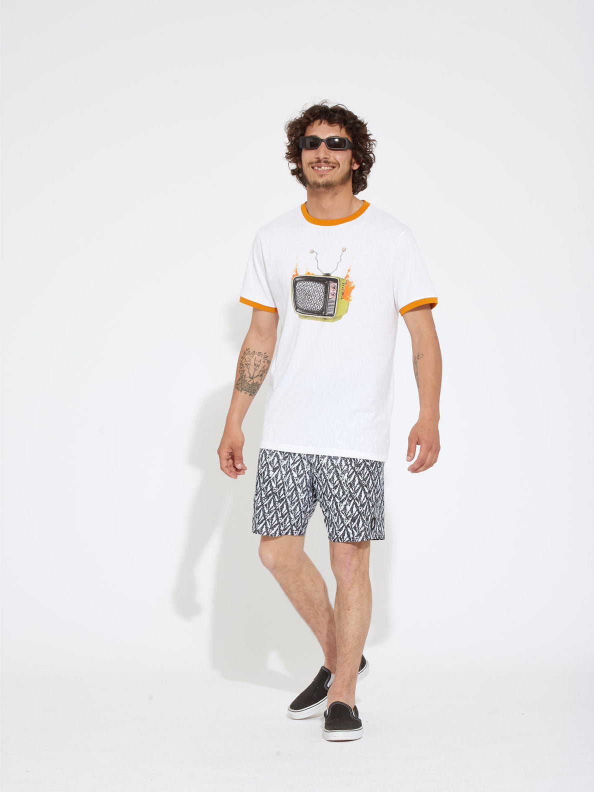 Camiseta Volcom Stoneyvision White | Camisetas de hombre | Camisetas manga corta de hombre | Volcom Shop | surfdevils.com