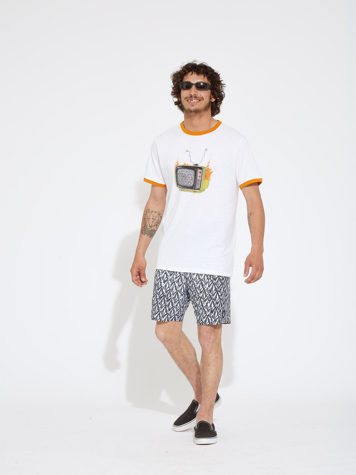 Volcom Stoneyvision White T-shirt | Collection_Zalando | Men's short sleeve t-shirts | Men's T-shirts | Volcom Shop | surfdevils.com