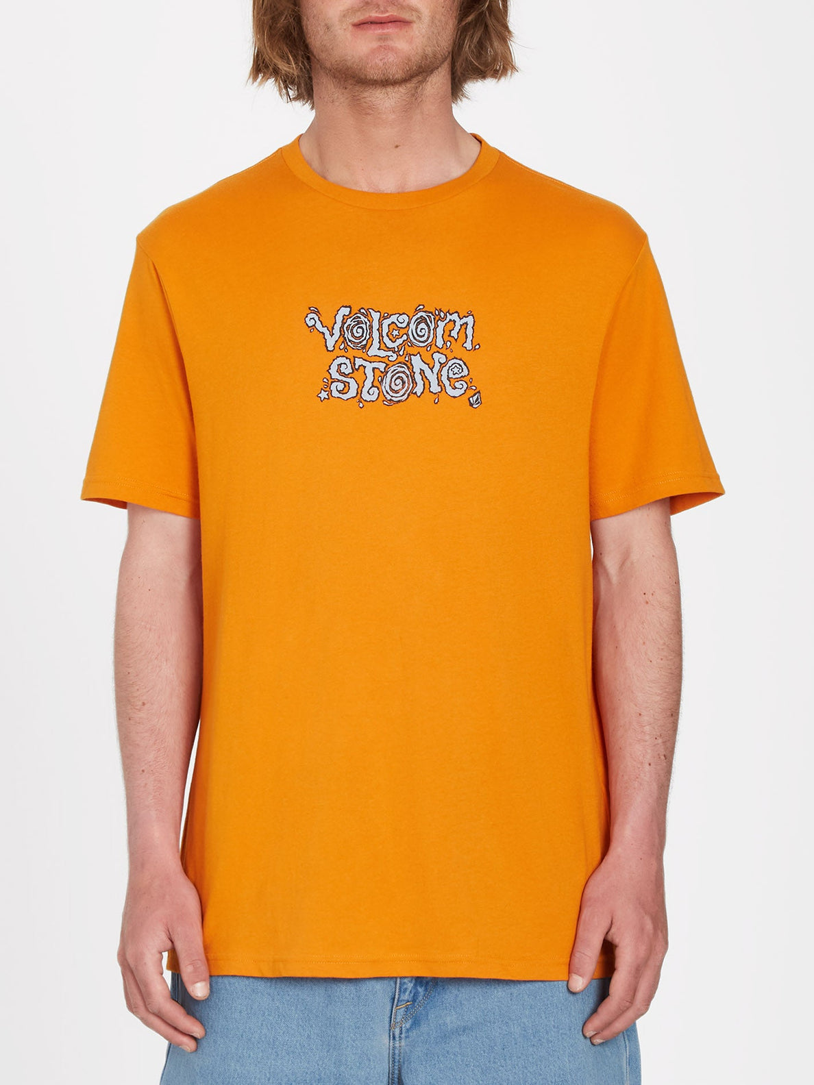 Volcom Justin Hager In Type SS T-Shirt - Safran