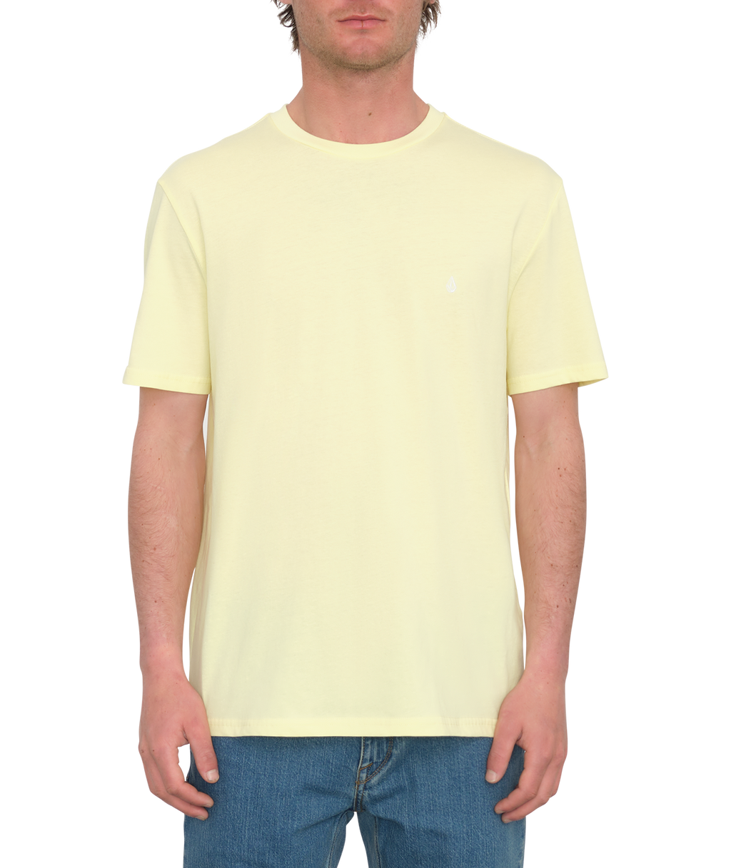 Volcom Stone Blanks Short Sleeve T-Shirt - Aura Yellow