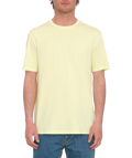 Volcom Stone Blanks Short Sleeve T-Shirt - Aura Yellow