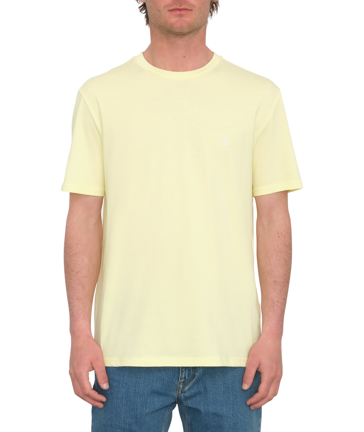 Volcom Stone Blanks Short Sleeve T-Shirt - Aura Yellow
