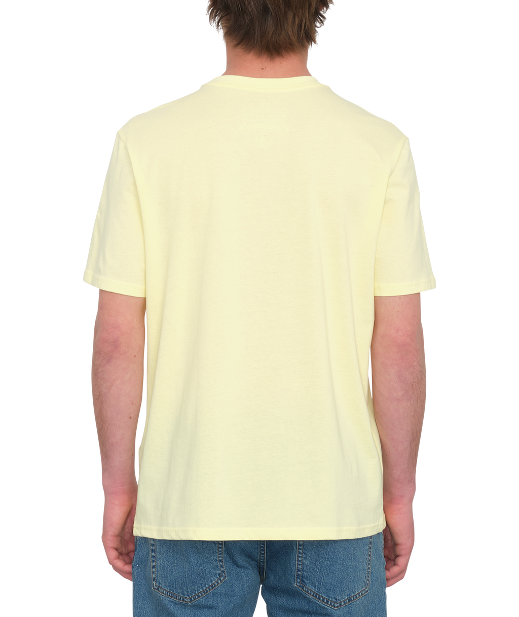 Volcom Stone Blanks Short Sleeve T-Shirt - Aura Yellow