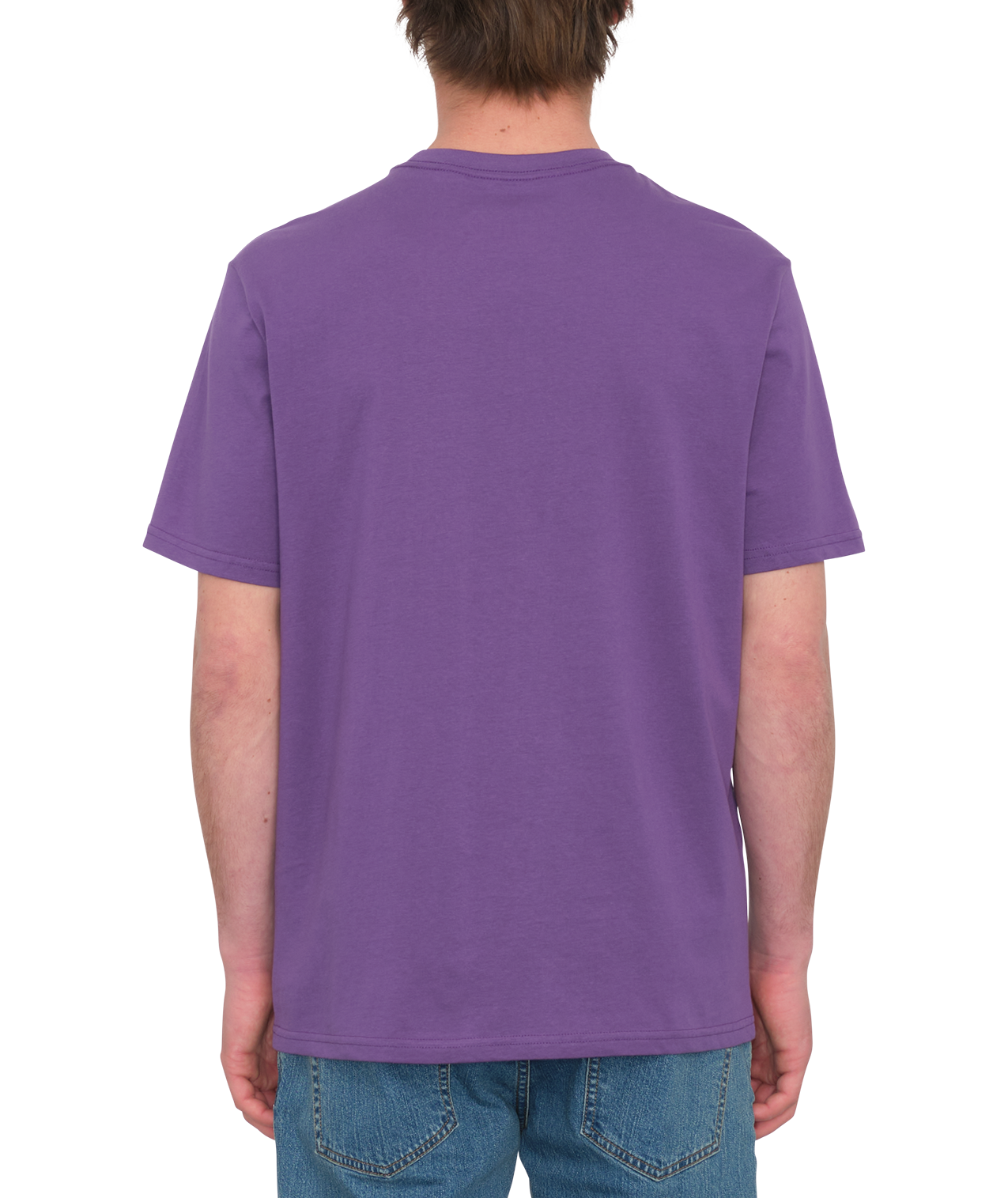 Volcom Stone Blanks Short Sleeve T-Shirt - Deep Purple