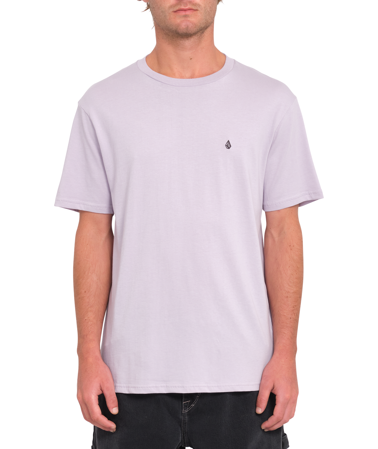 Volcom Stone Blanks Short Sleeve T-Shirt - Light Purple