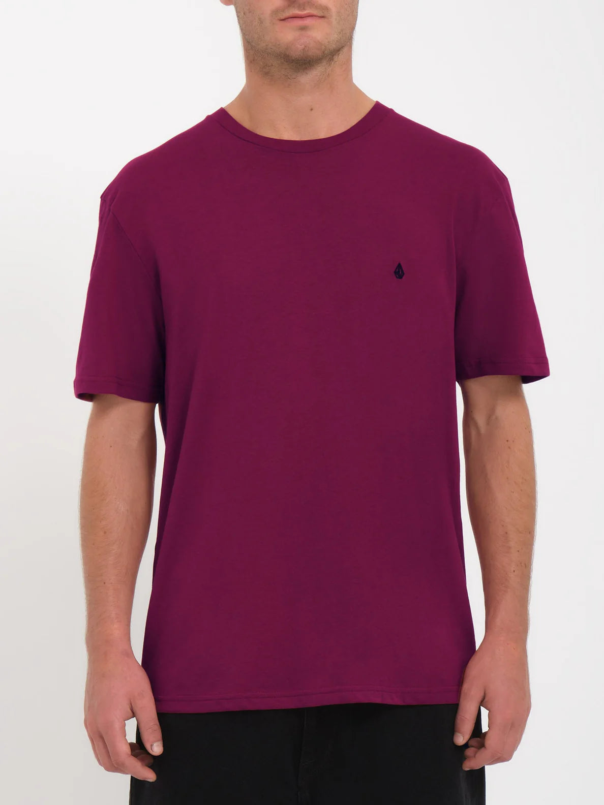 T-shirt Volcom Stone Blanks - Vino | Nuovi prodotti | Prodotti più recenti | Prodotti più venduti | surfdevils.com