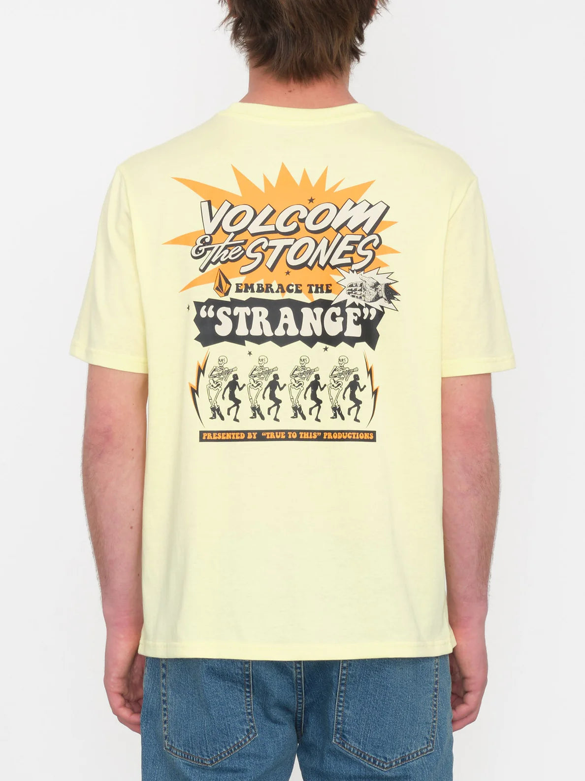 Camiseta Volcom Strange Relics - Aura Yellow