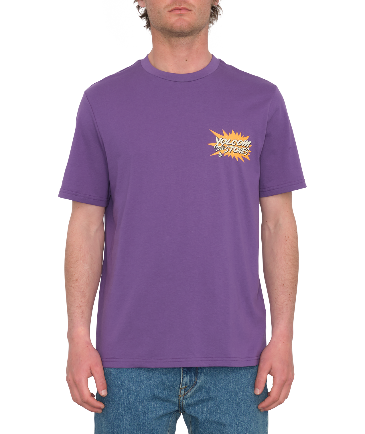 Volcom Strange Relics Short Sleeve T-Shirt - Deep Purple