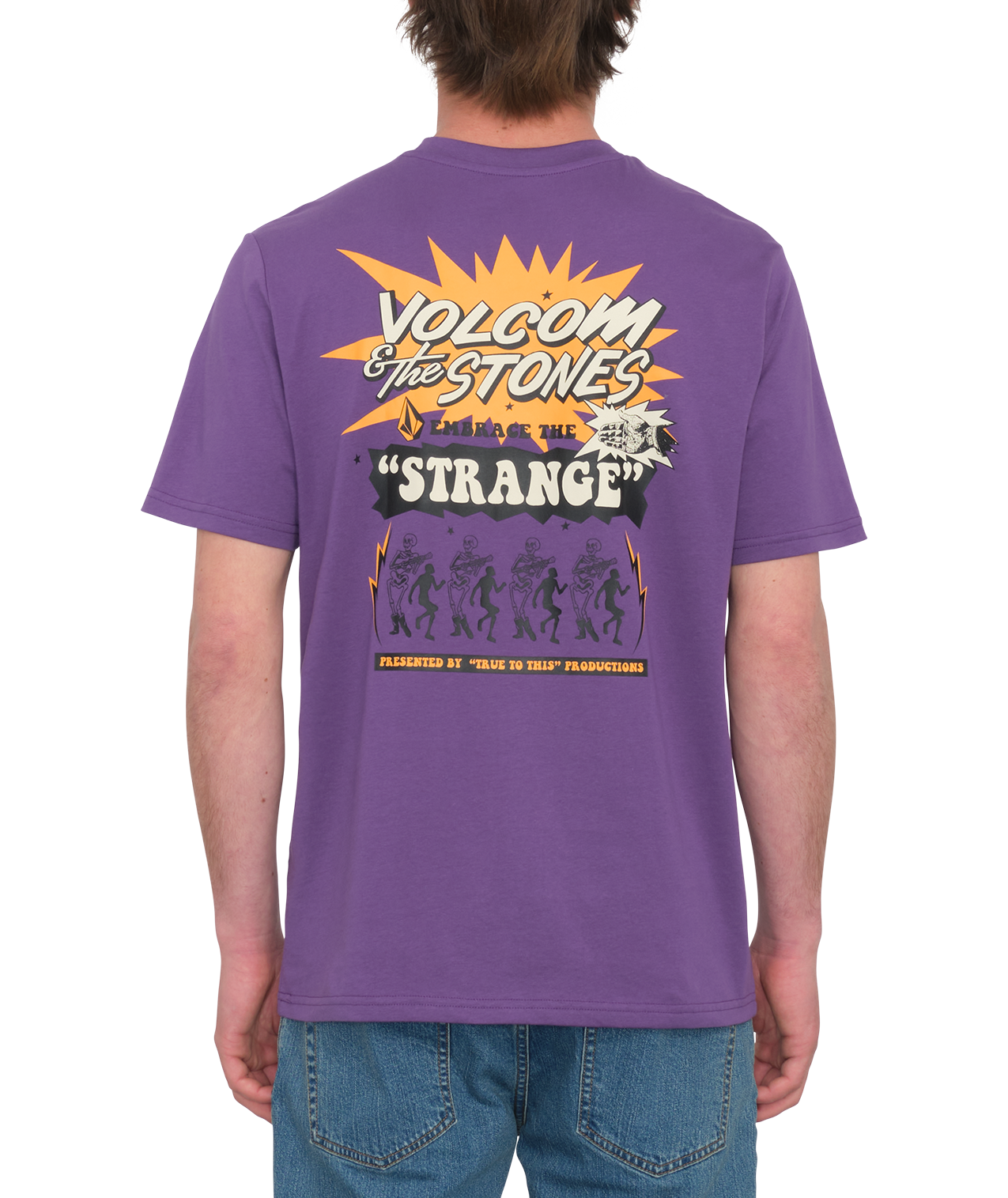 Kurzarm-T-Shirt Volcom Strange Relics - Deep Purple