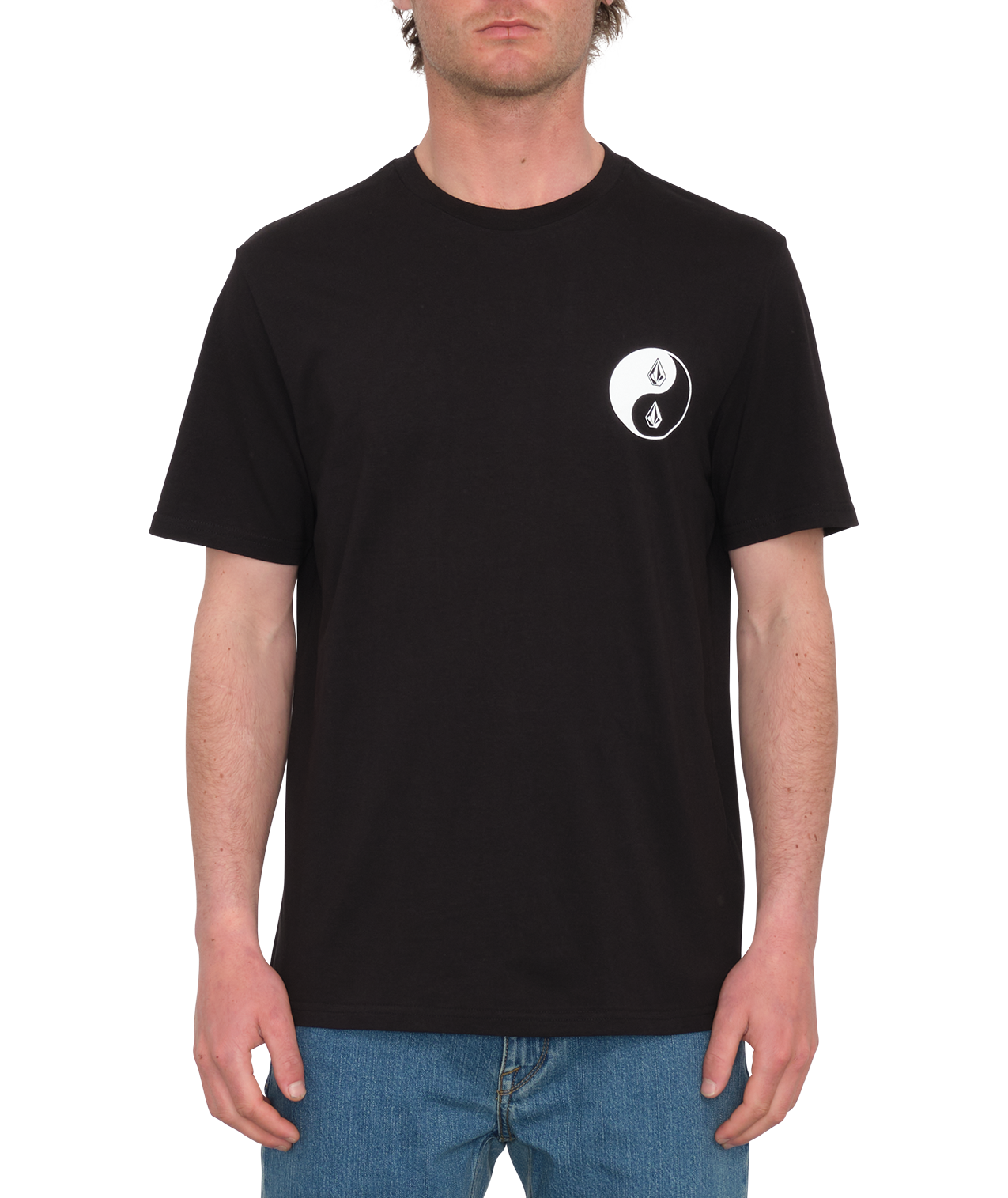 Kurzarm-T-Shirt Volcom Counterbalance - Schwarz