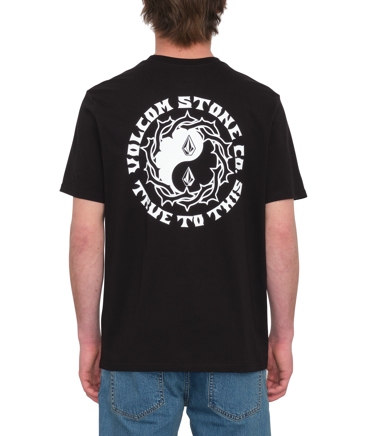 Kurzarm-T-Shirt Volcom Counterbalance - Schwarz