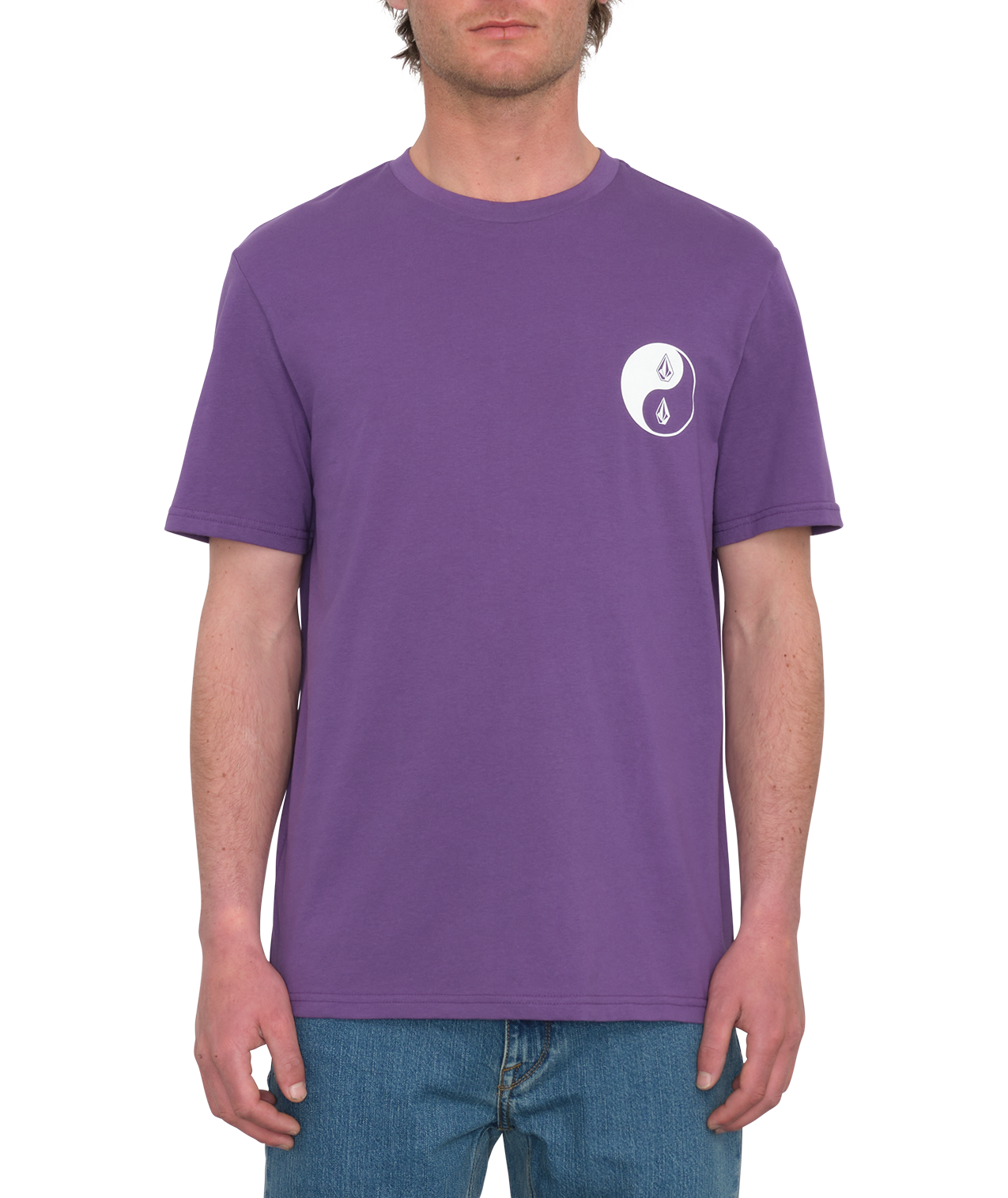 Kurzarm-T-Shirt Volcom Counterbalance - Deep Purple
