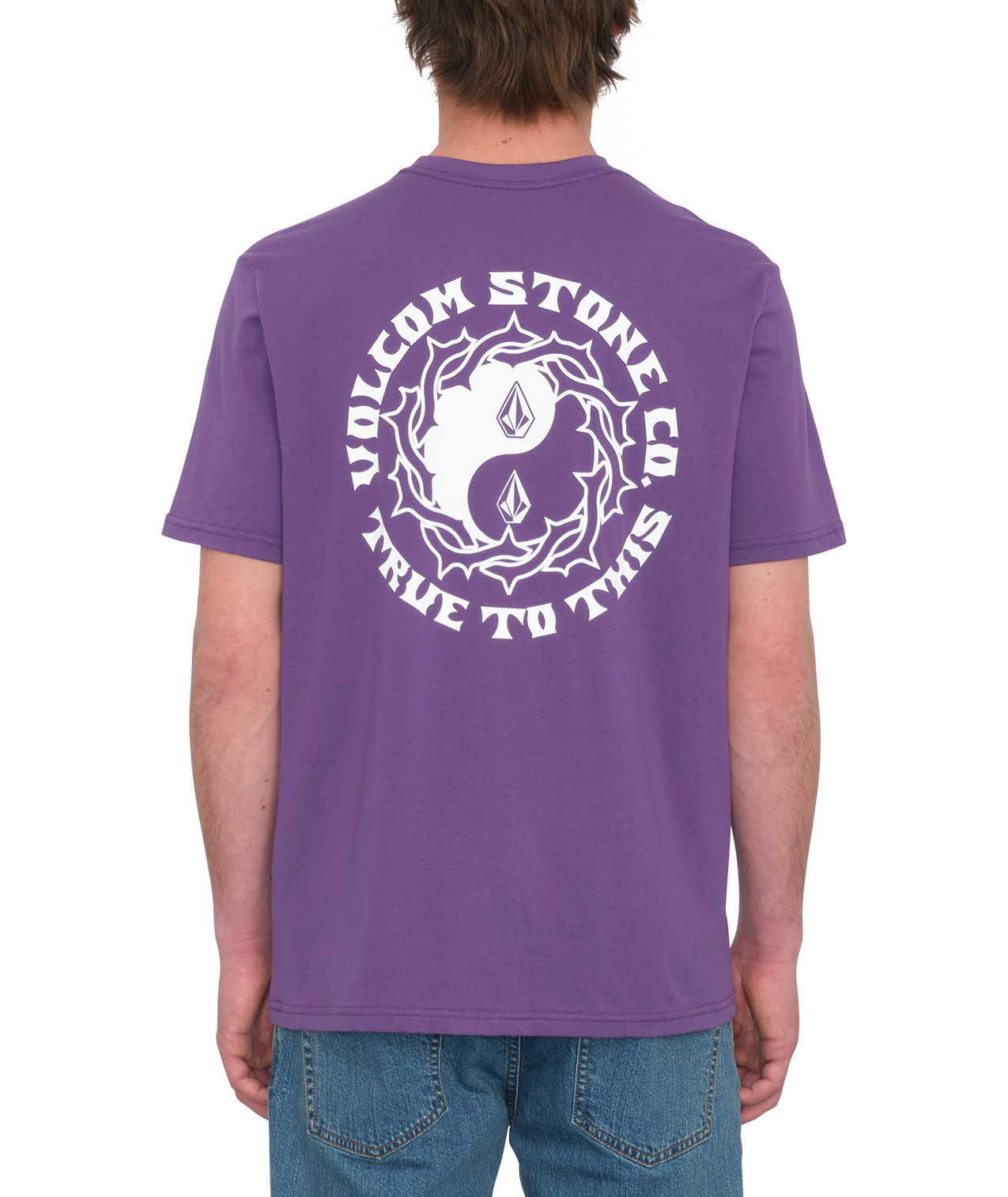 Kurzarm-T-Shirt Volcom Counterbalance - Deep Purple