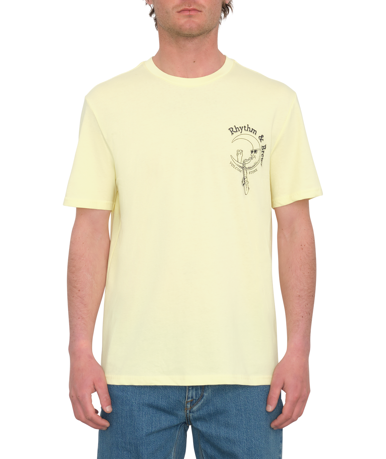 Volcom Rhythm 1991 Short Sleeve T-Shirt - Aura Yellow