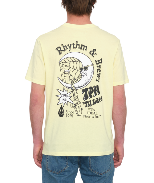 T-shirt à manches courtes Volcom Rhythm 1991 - Aura Yellow