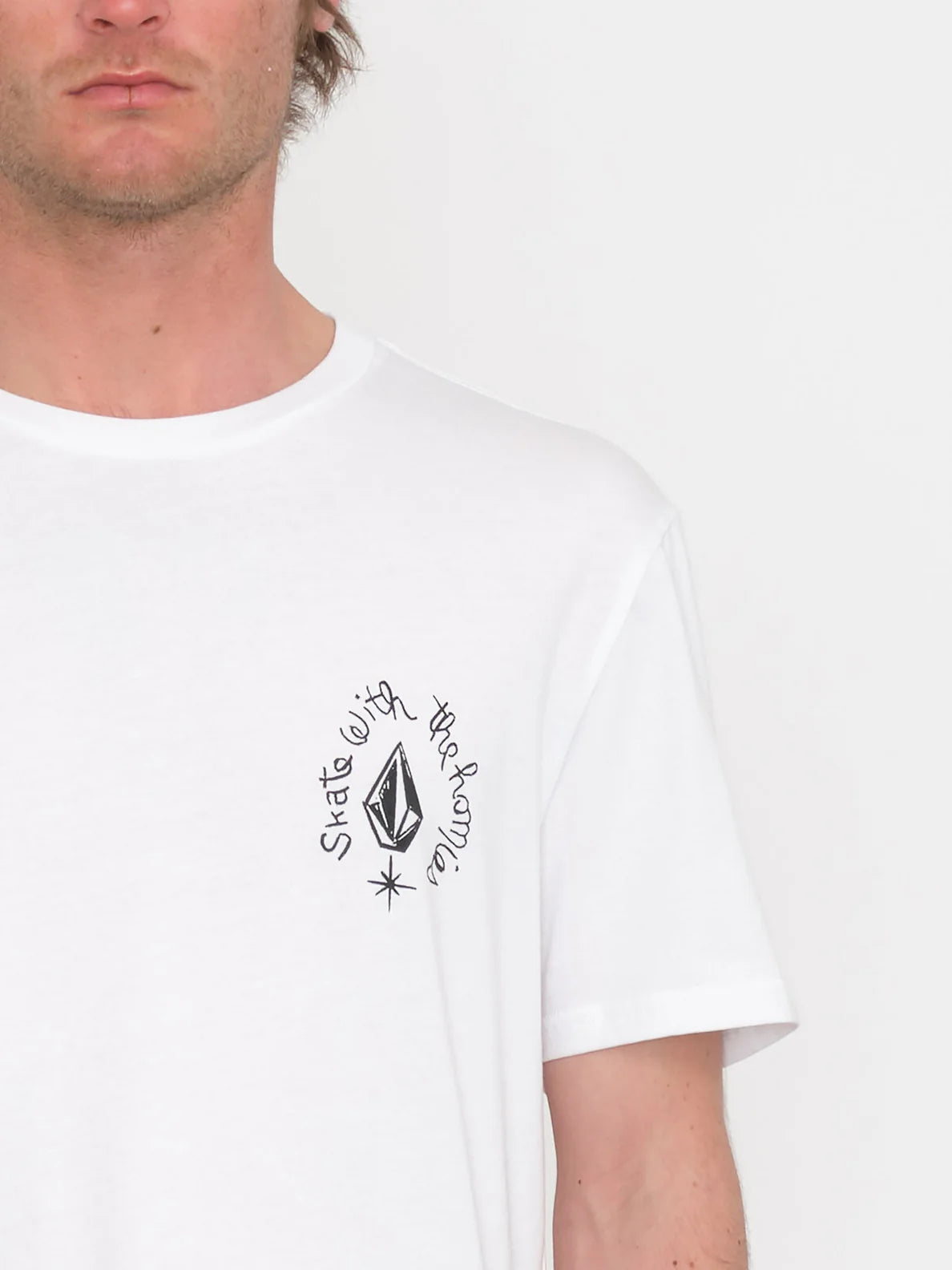 Volcom Camiseta Maditi - Branco | Collection_Zalando | Men's short sleeve t-shirts | Men's T-shirts | Volcom Shop | surfdevils.com