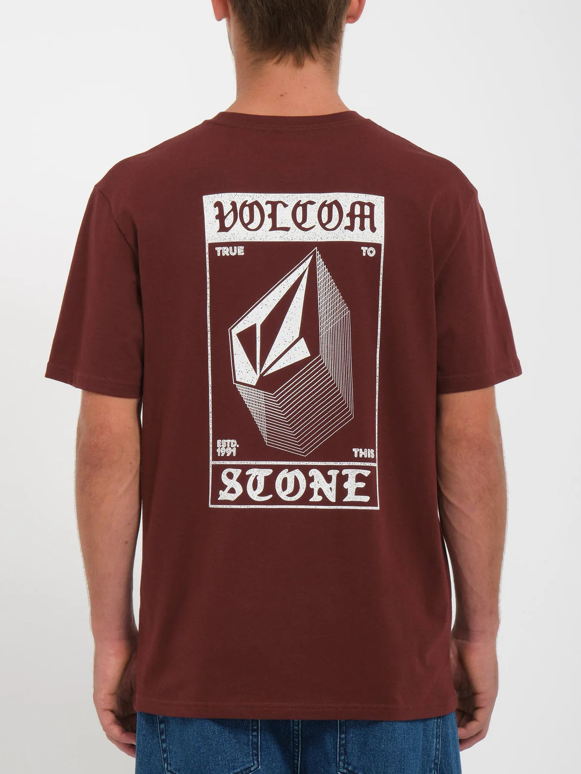 Volcom Globstok T-shirt - Bitter Chocolate | Collection_Zalando | Men's short sleeve t-shirts | Men's T-shirts | Volcom Shop | surfdevils.com