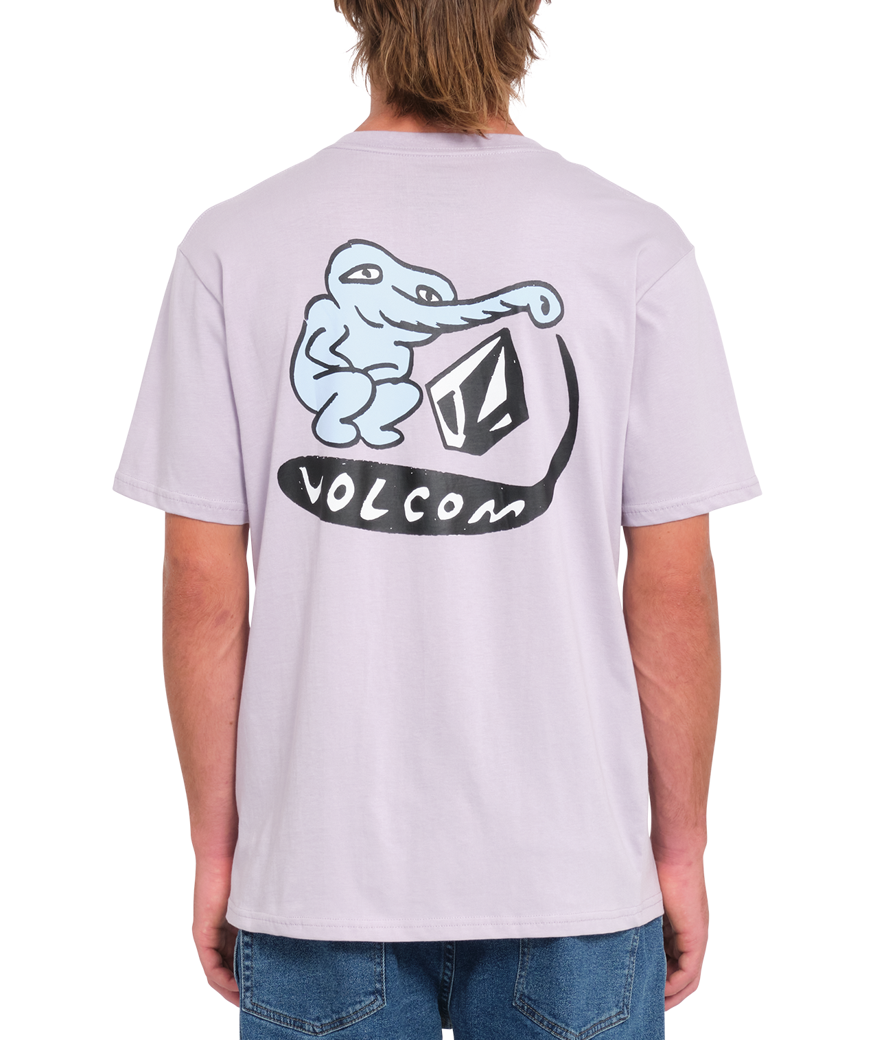 Kurzarm-T-Shirt Volcom Santi Stoned - Hellviolett