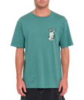 Kurzarm-T-Shirt Volcom Santi Stoned - Sea Green