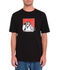 Kurzarm-T-Shirt Volcom Chimp - Schwarz