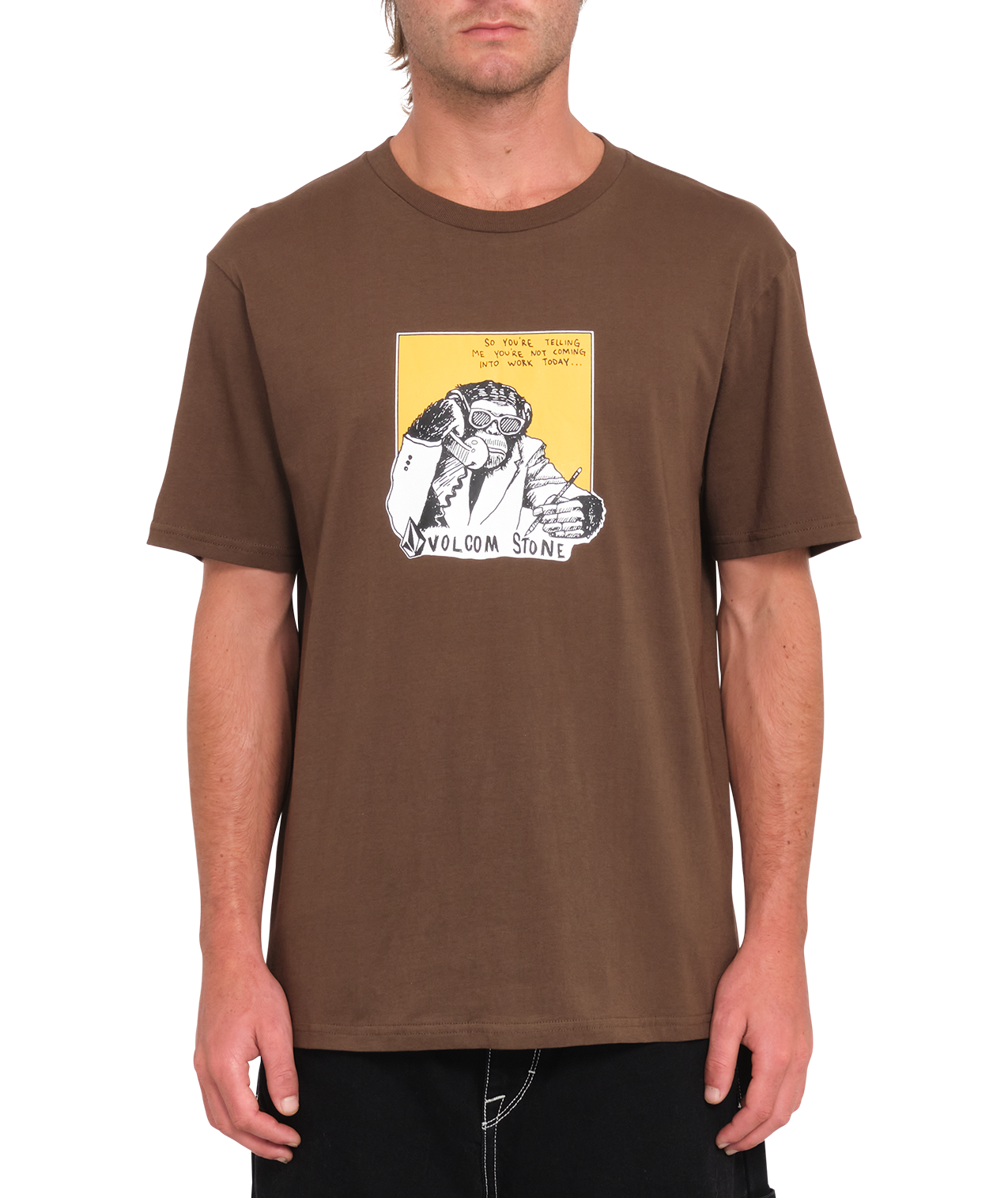 Kurzarm-T-Shirt Volcom Chimp - Wren