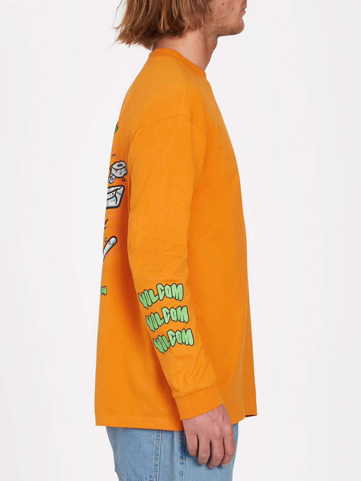 Camiseta Volcom Todd Bratrud Ls Saffron