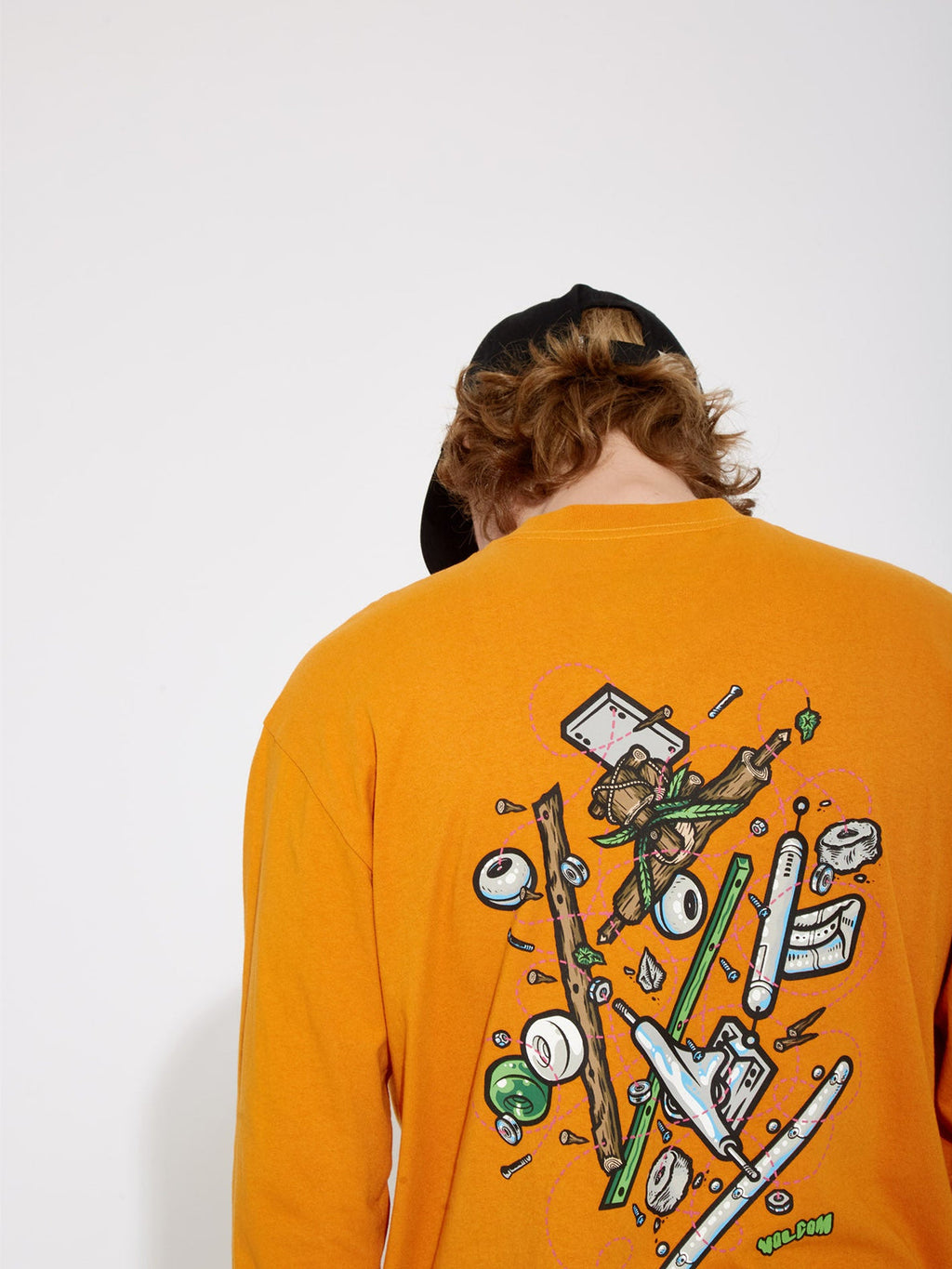 Camiseta Volcom Todd Bratrud Ls Saffron