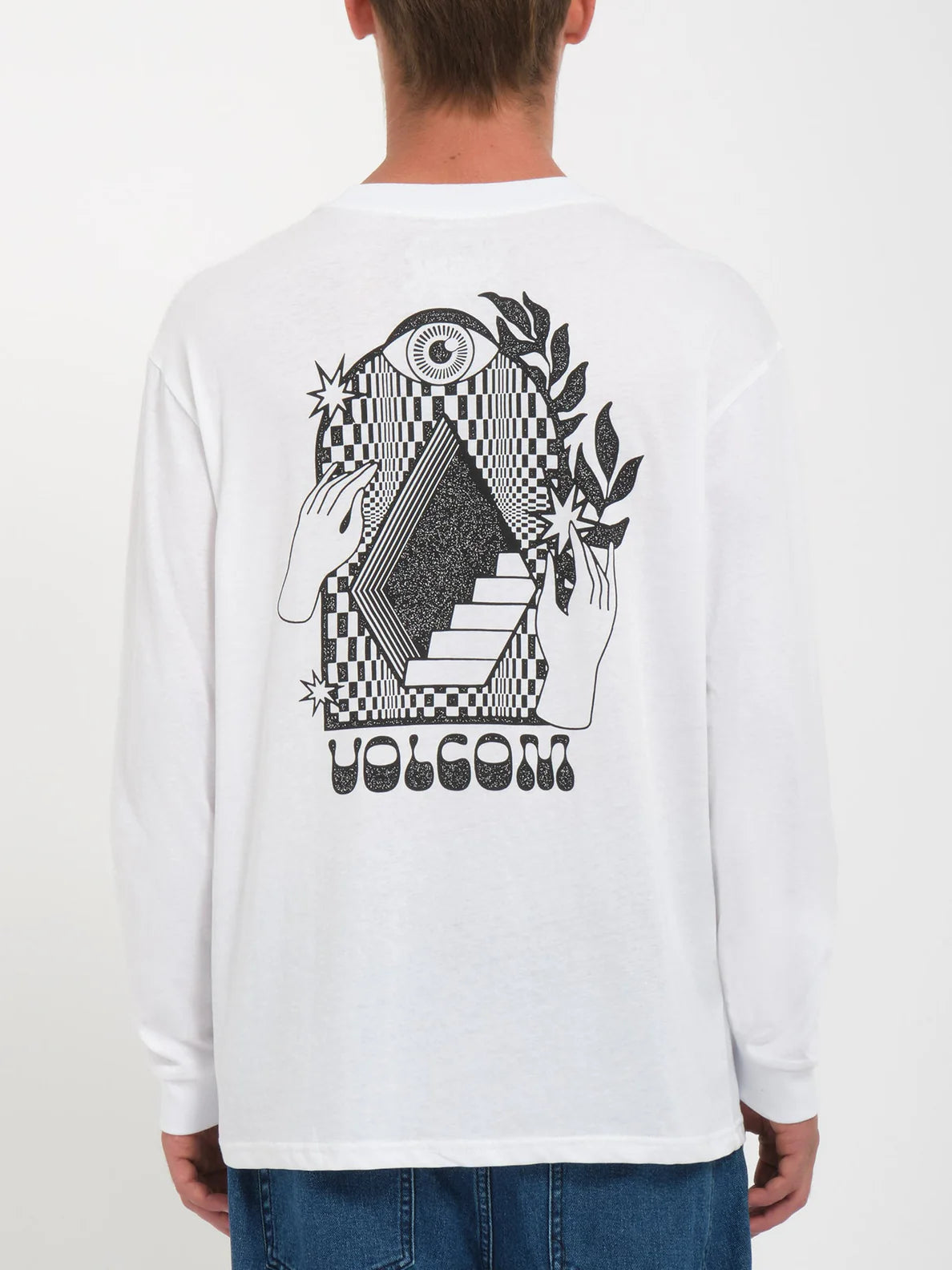 Camiseta de manga larga Volcom Stairway - White