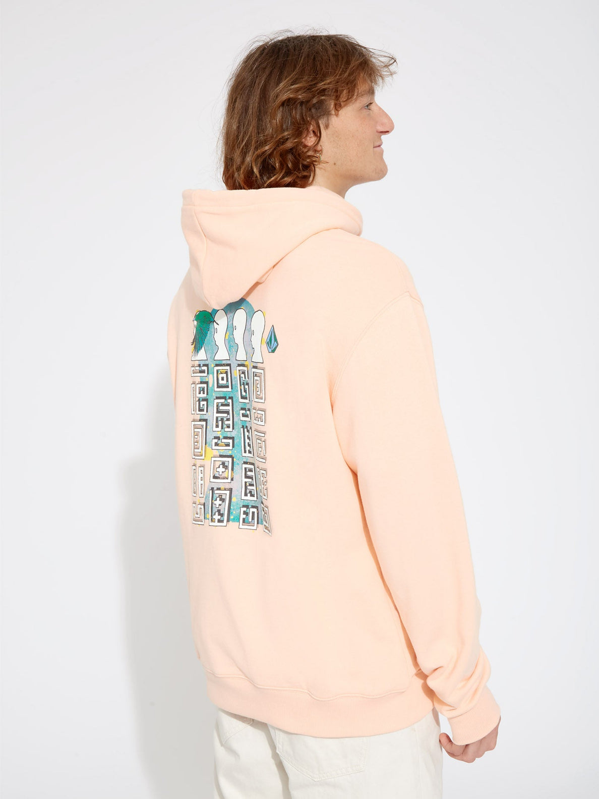 Sweat à capuche Ed Merlin Murray Peach Bud Volcom